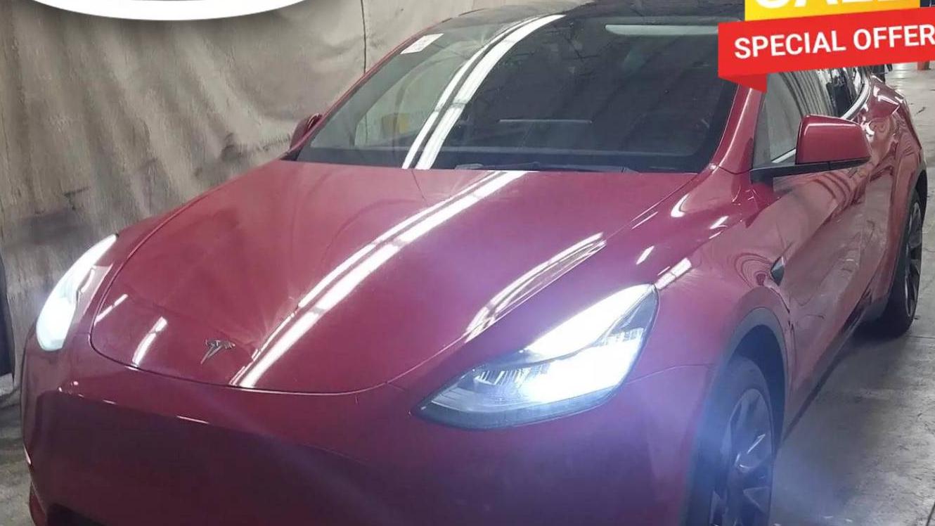 TESLA MODEL Y 2021 5YJYGDEEXMF137187 image